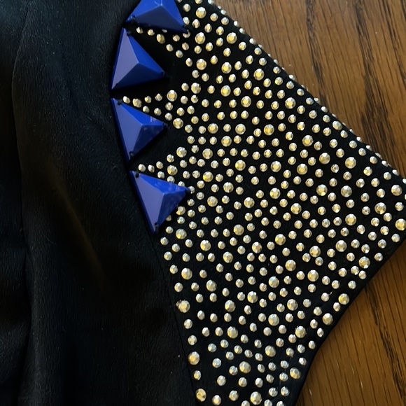 Black embellished mini dress - Picture 5 of 6